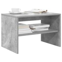 Berkfield Home TV Cabinet Concrete Grey 60x40x40 cm Engineered Wood - Size: 60 x 40 x 40 cm - thumbnail 2
