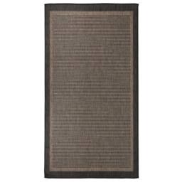 Berkfield Home Outdoor Flatweave Rug 80x150 cm Dark Brown - Size: Medium