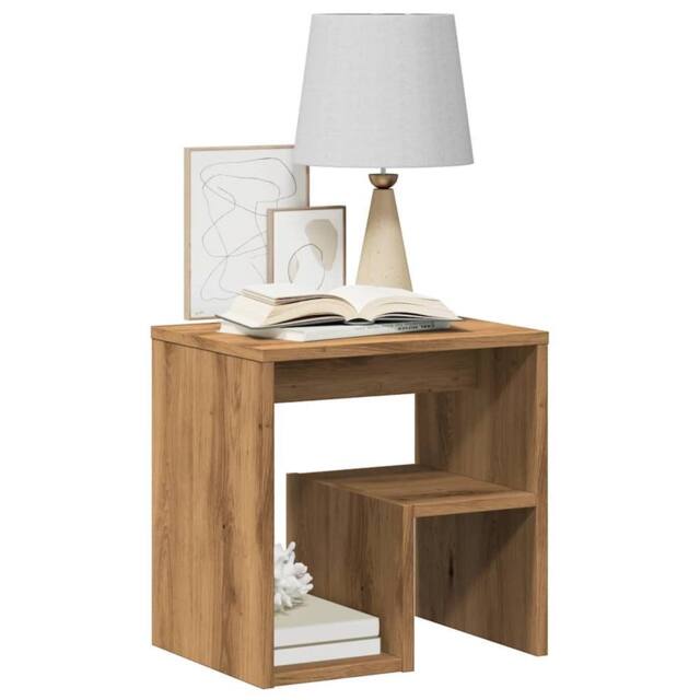Berkfield Home Bedside Cabinets 2 pcs Artisan Oak 40x30x40 cm Engineered Wood in Brown - Size: 40 x 30 x 40 cm - image 1