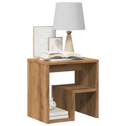 Berkfield Home Bedside Cabinets 2 pcs Artisan Oak 40x30x40 cm Engineered Wood in Brown - Size: 40 x 30 x 40 cm - thumbnail 1