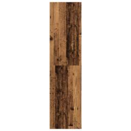 Berkfield Home Wardrobe Old Wood 30x50x200 cm Engineered Wood in Brown - Size: 30 x 50 x 200 cm - thumbnail 5