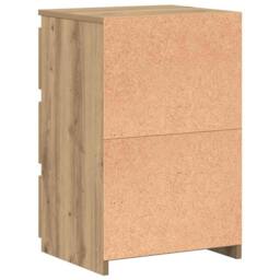 Berkfield Home Bedside Cabinets 2 pcs Artisan Oak 40x35x62.5 cm Engineered Wood in Brown - thumbnail 7