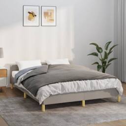 Berkfield Home Weighted Blanket with Cover Grey 122x183 cm 5 kg Fabric - thumbnail 2