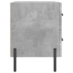 Berkfield Home Bedside Cabinet Concrete Grey 40x35x47.5 cm Engineered Wood - thumbnail 7
