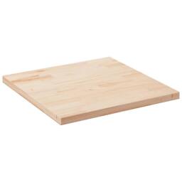 Berkfield Home Table Top 90x90x2.5 cm Solid Wood Pine Square in Light Oak - thumbnail 2