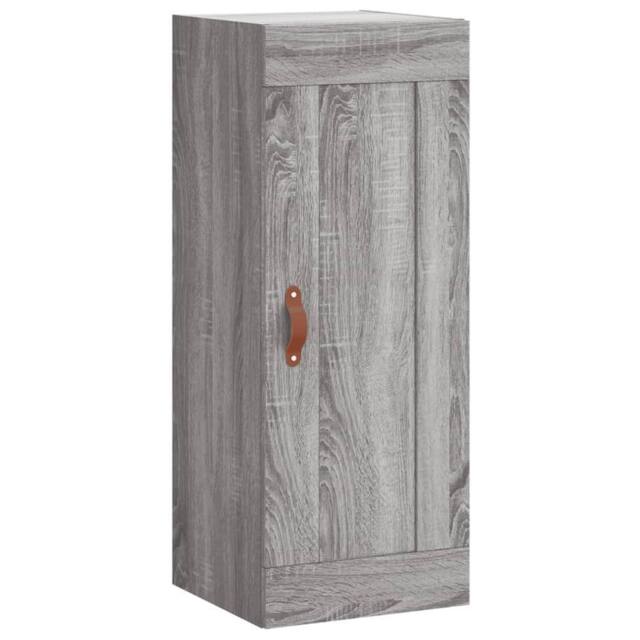 Berkfield Home Wall Mounted Cabinet Grey Sonoma 34.5x34x90 cm Engineered Wood - image 1