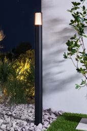 BHS Lighting Zeb Adjustable Outdoor Post Light in Black - thumbnail 4