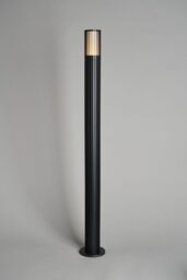 BHS Lighting Zeb Adjustable Outdoor Post Light in Black