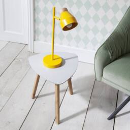 Nöa and Nani Malme Side Table Occasional Small in Chalk Grey and Natural Pine - thumbnail 2