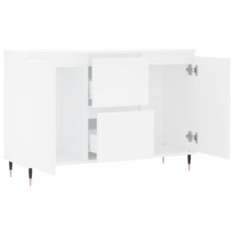 Berkfield Home Sideboard White 104x35x70 cm Engineered Wood - Size: 104 x 35 x 70 cm - thumbnail 6