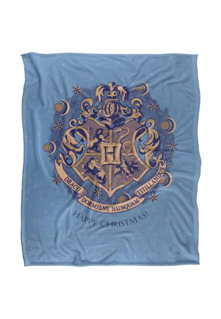 Warner Brothers Harry Potter & The Deathly Hallows Blanket 152x127 cm in White - image 1