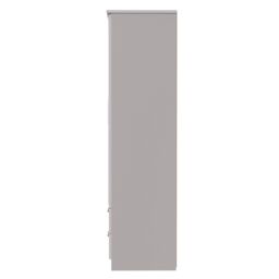 Ready Assembled 2 U Windsor Tall 2 Door 2drw Mirrored Wardrobe (Ready Assembled) in Taupe - thumbnail 2