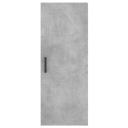 Berkfield Home Highboard Concrete Grey 34.5x34x180 cm Engineered Wood - thumbnail 8