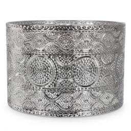 Emitto Ceiling Light Shade Moroccan Style Chrome Pendant Shade Lamp Decor in Silver - thumbnail 1