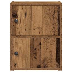 Berkfield Home Bookcase Old Wood 40x24x52 cm Engineered Wood in Brown - Size: 40 x 24 x 52 cm - thumbnail 4