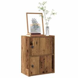 Berkfield Home Bookcase Old Wood 40x24x52 cm Engineered Wood in Brown - Size: 40 x 24 x 52 cm - thumbnail 2