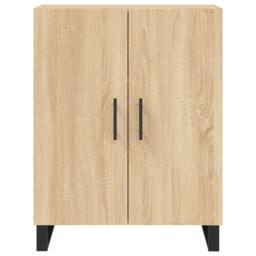 Berkfield Home Sideboard Sonoma Oak 69.5x34x90 cm Engineered Wood in Light Brown - thumbnail 5