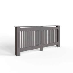 FORGEVIO Cover Grey Vertical Slat X-Large MDF Elegant Home Décor Solution - thumbnail 5