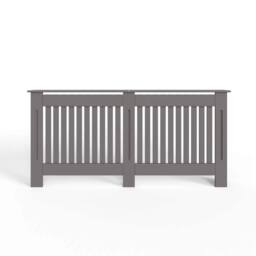 FORGEVIO Cover Grey Vertical Slat X-Large MDF Elegant Home Décor Solution - thumbnail 3