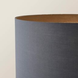 ValueLights Camden Brushed Chrome Tripod Floor Lamp with Drum Lamp Shade & Bulb in Charcoal - thumbnail 4