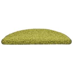 Berkfield Home Comfortable Carpet Stair Treads 15 pcs Green 56x17x3 cm - Size: Medium - thumbnail 5