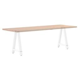 Berkfield Home Modern Coffee Table Legs A-Shaped 2 pcs White¬†50x(72-73) cm Steel in White - thumbnail 8