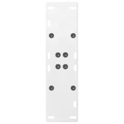 Berkfield Home Modern Coffee Table Legs A-Shaped 2 pcs White¬†50x(72-73) cm Steel in White - thumbnail 7