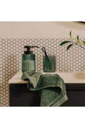 Cosmic Soap dispenser, 300ml, Resistant Glass, Turquoise, Lido Collection in Turquoise - thumbnail 7