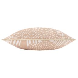 HOEM Nola Abstract 100% Cotton Cushion in Beige - Size: 45 cm x 45 cm - thumbnail 2