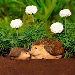 Marco Paul Hedgehog Family Garden Ornaments - Parent & Child - thumbnail 4