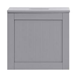 KORVIXA GREY WOODEN SLIMLINE BATHROOM STORAGE - Size: 900mm - thumbnail 5