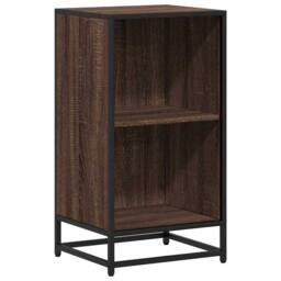 Berkfield Home Book Cabinet Brown Oak 40x35x76 cm Engineered Wood - Size: 40 x 35 x 76 cm - thumbnail 1