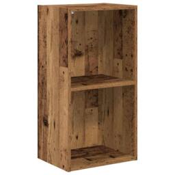 Berkfield Home Bookcase Old Wood 40x30x77 cm Engineered Wood in Brown - Size: 40 x 30 x 77 cm - thumbnail 1