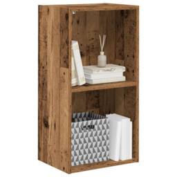 Berkfield Home Bookcase Old Wood 40x30x77 cm Engineered Wood in Brown - Size: 40 x 30 x 77 cm - thumbnail 4