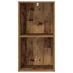 Berkfield Home Bookcase Old Wood 40x30x77 cm Engineered Wood in Brown - Size: 40 x 30 x 77 cm - thumbnail 5