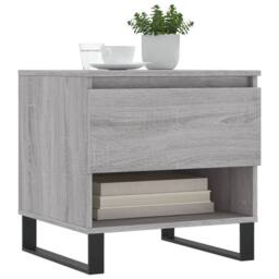 Berkfield Home Coffee Tables 2 pcs Grey Sonoma 50x46x50 cm Engineered Wood - Size: 50 x 46 x 50 cm - thumbnail 3