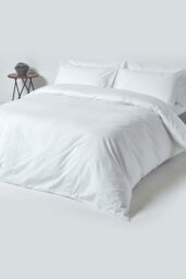 Homescapes Egyptian Cotton Flat Sheet 200 Thread Count in White - Size: Single Flat - thumbnail 4