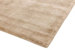 The Rug Shop UK Beige Plain Viscose Luxurious Easy To Clean Cotton Backing Rug - Size: 160 cm x 230 cm - thumbnail 2