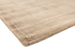The Rug Shop UK Beige Plain Viscose Luxurious Easy To Clean Cotton Backing Rug - Size: 160 cm x 230 cm - thumbnail 3