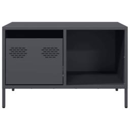 Berkfield Home Coffee Table Anthracite 68.5x50x43.5 cm Cold-rolled Steel in Dark Grey - thumbnail 6