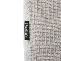 Wyld and Coco Fabric Light Grey Water Repellent Rectangular Ottoman Eucalyptus - thumbnail 6
