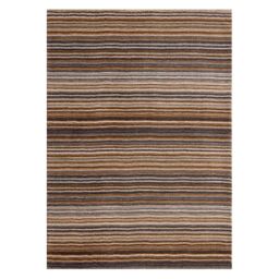 The Rug Shop UK Brown Handmade Modern Easy to clean Striped Area Rug - Size: 160 cm x 230 cm - thumbnail 2