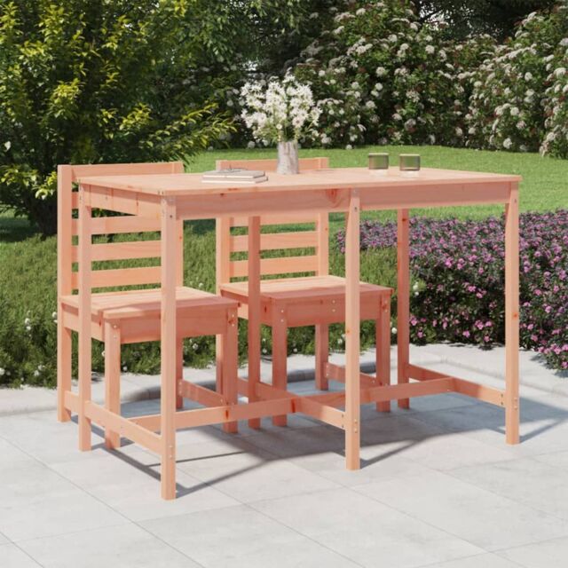 Berkfield Home Garden Table 159.5x82.5x110 cm Solid Wood Douglas in Brown - image 1