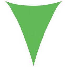 Berkfield Home Sunshade Sail 160 g/m ² Light Green 4x5x5 m HDPE - thumbnail 1