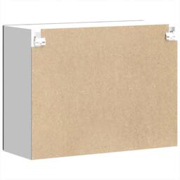 Berkfield Home Kitchen Wall Cabinet with Glass Door Kalmar Black Engineered Wood - thumbnail 9