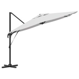 Berkfield Home Cantilever Roma Parasol Sand 286x285x265 cm Aluminium in Beige - Size: 286 x 285 x 265 cm - thumbnail 6