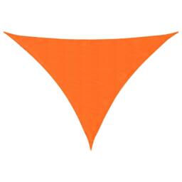 Berkfield Home Sunshade Sail Oxford Fabric Triangular 4x4x5.8 m Orange - thumbnail 1
