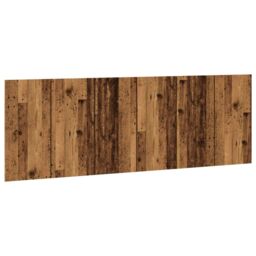 Berkfield Home Wall Headboard Old Wood 240x1.5x80 cm Engineered Wood in Brown - thumbnail 2