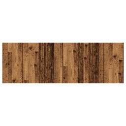 Berkfield Home Wall Headboard Old Wood 240x1.5x80 cm Engineered Wood in Brown - thumbnail 3