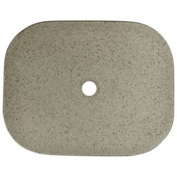 Berkfield Home Countertop Basin Grey & Black Rectangular 48x37.5x13.5 cm Ceramic - thumbnail 6